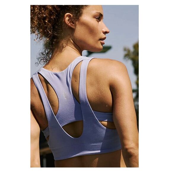 NWOT FP Movement Final Stretch Bra purple/lilac Women size M - Picture 3 of 10